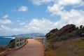 Beach walk way Royalty Free Stock Photo