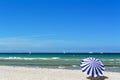 Beach in Warnemuende, Germany