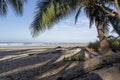 Beach and waves at beautiful Playa Hermosa. Coconut