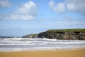 Beach waves and cliffs on the wild atlantic way Royalty Free Stock Photo