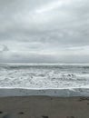 Beach and waves at Rancabuaya, Garut, West Java, Indonesia