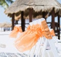 Beach Wedding in Cancun, Mexico Royalty Free Stock Photo
