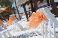 Beach Wedding in Cancun, Mexico Royalty Free Stock Photo