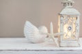 Beach wedding interior decor Royalty Free Stock Photo