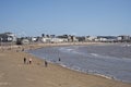 The Beach in Weston-super-Mare, UK Royalty Free Stock Photo