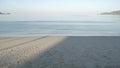 The beach with white sand and calm wave