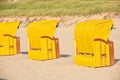 Beach wicker chairs strandkorb