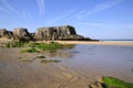 Beach on the wild coast at Quiberon