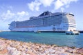 Waterfront in Willemstad of Curacao, Dutch Antilles