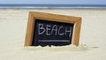 Beach written