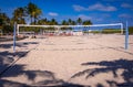 Beachball court at Miami Beach South Beach Florida Royalty Free Stock Photo