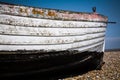 Beached boat at Southwold Royalty Free Stock Photo