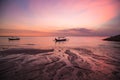 Beaches in Bali at sunset Royalty Free Stock Photo