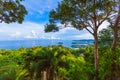 3 beaches viewpoint landmark to see Kata Noi beach Kata beach and Karon beach. Royalty Free Stock Photo