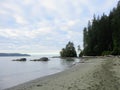 Beaches of the West coast Trail, Vancouver island, British Columbia, Canada Royalty Free Stock Photo