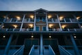 Beachfront apartment building in Bethany Beach, Delaware. Royalty Free Stock Photo
