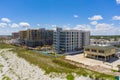 Beachfront condominiums Jacksonville Beach FL Royalty Free Stock Photo