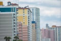 Beachfront condominiums Myrtle Beach SC Royalty Free Stock Photo