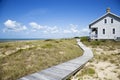 Beachfront house.