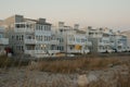 Beachfront houses in the Rockaways, Queens, New York Royalty Free Stock Photo