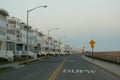 Beachfront houses in the Rockaways, Queens, New York Royalty Free Stock Photo