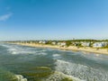 Beachfront real estate in Corolla Beach North Carolina outer banks Royalty Free Stock Photo