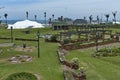 Beachgarden at seasite cost in Durban Royalty Free Stock Photo