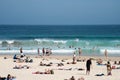 Beachgoers at Bondi Royalty Free Stock Photo