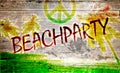 Beachparty background Royalty Free Stock Photo