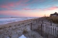 Beachscape at Sunset in Duck NC Outer Banks Royalty Free Stock Photo