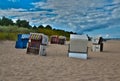 Beachscene at baltic sea usedom