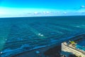 Beachside Bliss: Shadows and Serenity in North Hollywood Royalty Free Stock Photo