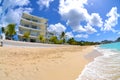 Beachside Caribbean Villa Royalty Free Stock Photo