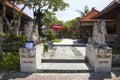 Beachside entrance to the Vila Shanti Beach Hotel in Sanur, Bali.