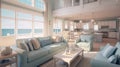 Beachside Haven: Relaxing 3D Interior Model with Coastal Retreat Vibes