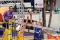 BeachVolley - Lausanne Satellite CEV 2012 Royalty Free Stock Photo