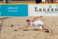 BeachVolley - Lausanne Satellite CEV 2012 Royalty Free Stock Photo