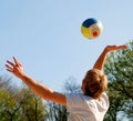 Beachvollyball Royalty Free Stock Photo