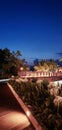 Beachwalk Rooftop Garden Royalty Free Stock Photo