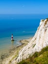 Beachy Head Lighthouse, Eastbourne, East Sussex, England Royalty Free Stock Photo