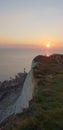 Beachy head lighthouse Eastbourne Sussex sunset