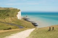 Beachy Head near Eastbourne, Sussex, England Royalty Free Stock Photo