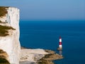 Beachy head old lighthouse in UK Royalty Free Stock Photo