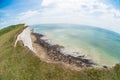 Beachy Head Trail fisheye Royalty Free Stock Photo