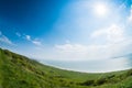 Beachy Head Trail fisheye Royalty Free Stock Photo