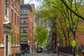 Beacon Hill historic district, Boston, USA Royalty Free Stock Photo