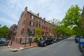 Beacon Hill historic district, Boston, USA Royalty Free Stock Photo