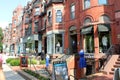 Beacon Hill is a historic neighborhood in Boston Royalty Free Stock Photo