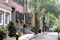 Beacon Hill is a historic neighborhood in Boston Royalty Free Stock Photo