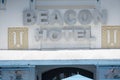 Beacon Hotel Miami Beach historic landmark Royalty Free Stock Photo